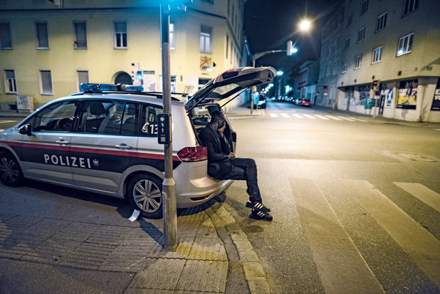 Mit der Polizei auf Streife in Graz