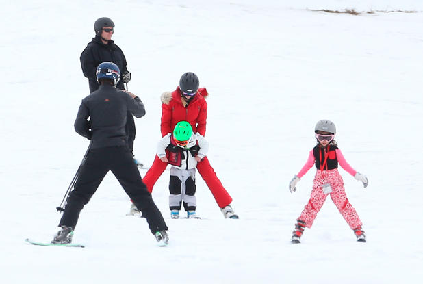 Die Trumps auf Skiurlaub in Aspen